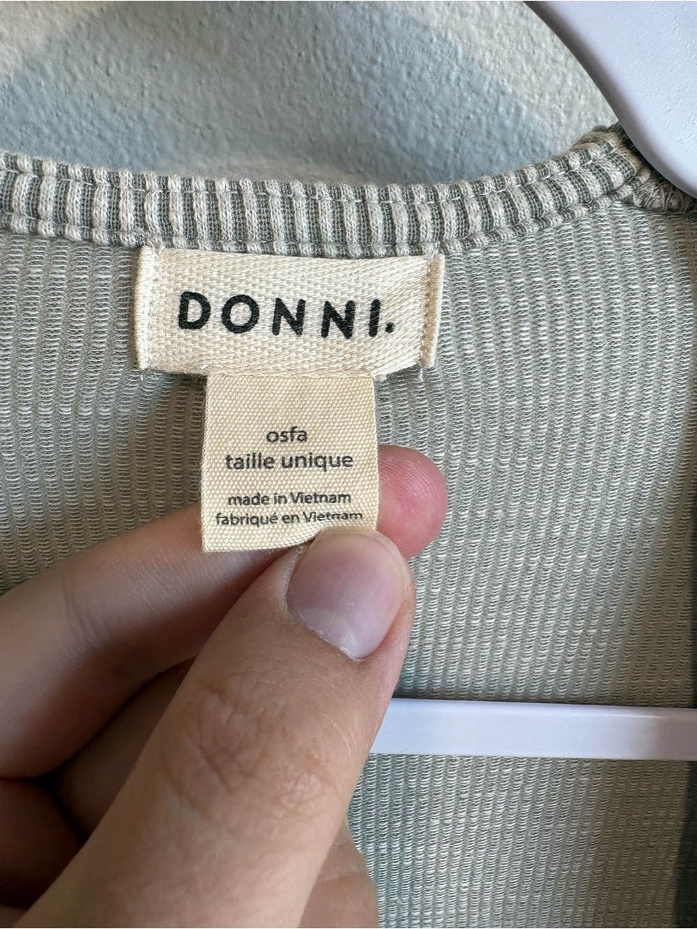 Donni ribbed cardigan OSFA - Picture 7 of 8